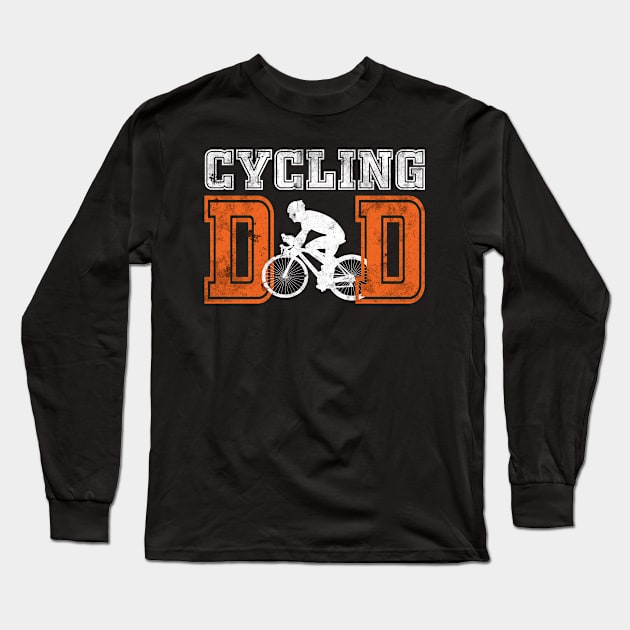 Cycling Dad Long Sleeve T-Shirt by mazurprop